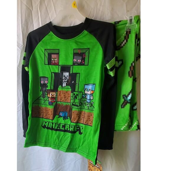 NEW - Minecraft PJ set, 2 pc, size 8 - new with tags - Picture 1 of 7